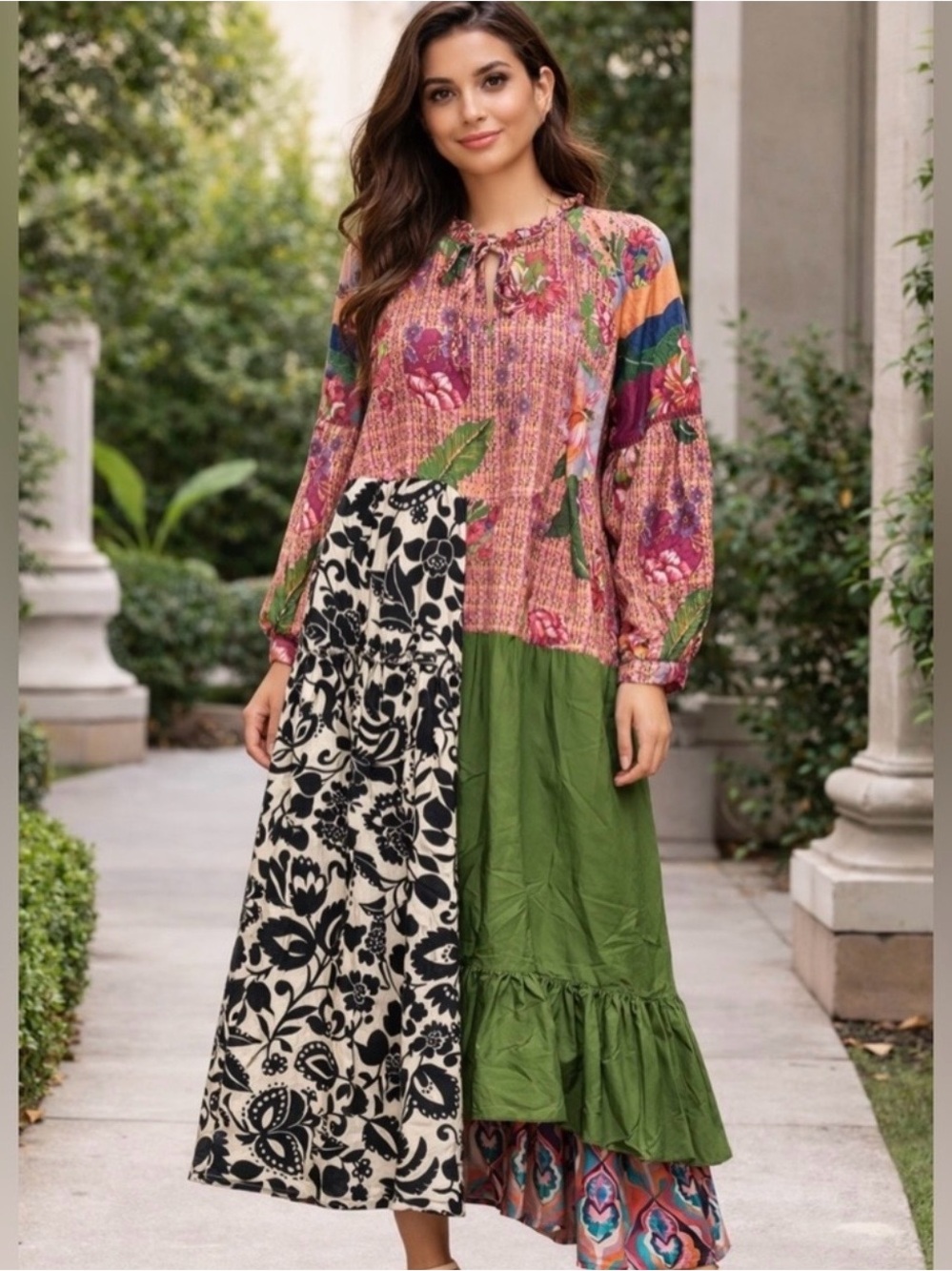 Dainty Jewells Multicolor Asymmetrical Dress